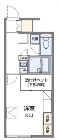 レオパレスフロラシオンⅠの物件間取画像